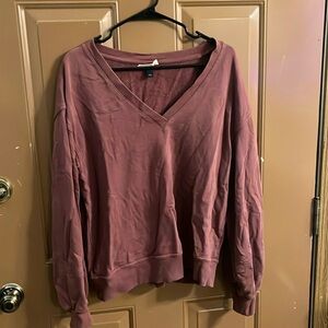 Universal Threads Maroon v-neck sweater